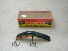 Kautzky- Lazy Ike- 3- KL-33- Perch- Box- Vintage Fishing Lure