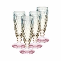 Villeroy & Boch Boston Pearl Sektglas 120 Ml 4Er Set Aus Kristallglas