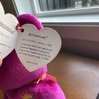 Ty Beanie Babies Millennium Bear Purple Plush Vintage 1999 Age 3+ 4-7 — photo 5