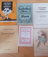 Alte Klaviernoten  10 HEFTE