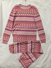 Vineyard Vines Holiday Two Piece Pajamas Medium 12 Kids Youth EUC