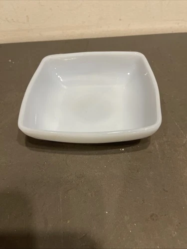 Vintage Fire King Charm Azur-ite Blue Soup Dish Bowl 6”