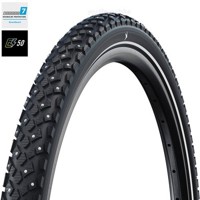 SCHWALBE MARATHON WINTER PLUS 26'' REIFEN 1.75'' 200Spikes TREKKING 47-559 FAHRRAD