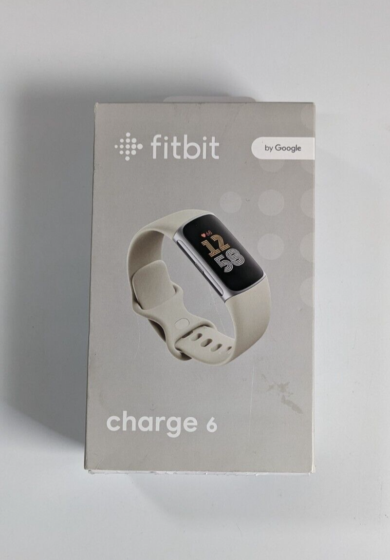 Fitbit Charge 6 G3MP5 Advanced Silver/White Fitness Tracker with Health Monitoring-image