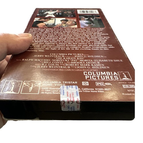 The Karate Kid 1994 VHS Movie New Seal Intact No Plastic Wrap - Picture 3 of 3