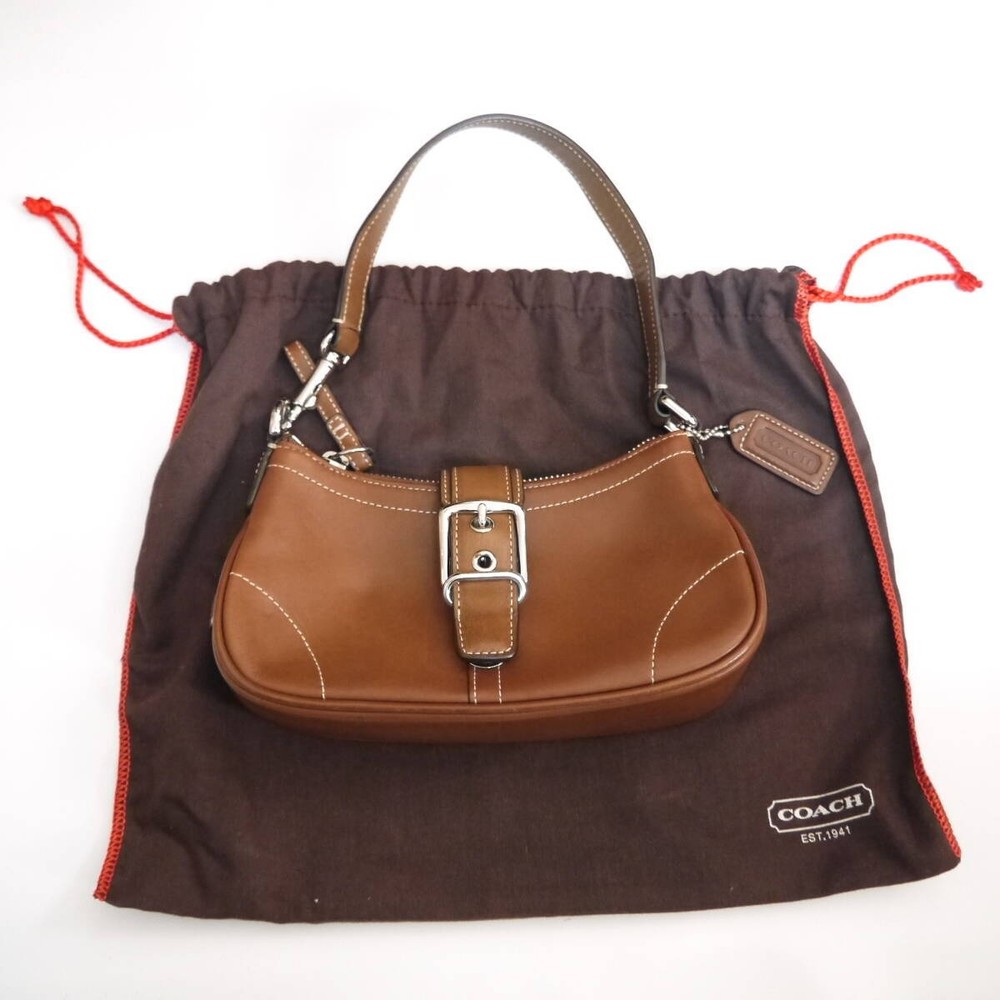 Exquisite Goods   Rare   COACH   Coach   Belt Genuine Leather   One Shoulder