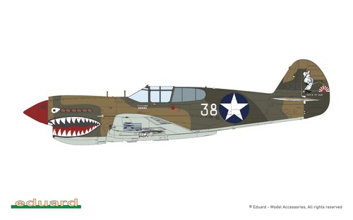 EDUARD 1/48 P-40E WARHAWK ROYAL CLASS Ltd Edition Dual Combo (2 kits) R0023 kit - Picture 6 of 24