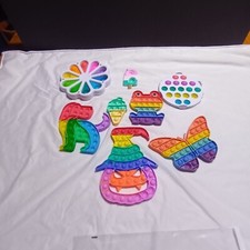 Pop It Fidget Toys. A Set Of 8 Random Pop Its