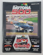 38TH DAYTONA 500 Program w/Patch - February 18, 1996 - Program