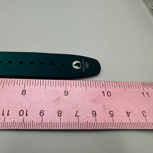 Orologio Swatch Uomo Donna Rosa Teal Parigi 2024 Olimpiadi Edizione Limitata Batteria Nuova - Foto 10 di 15
