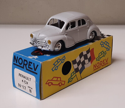 4 CV plastique gris Baby NOREV 1/43° + boîte d'origine (1965