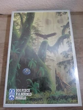 S VINTAGE 1993 SEALED F.X. SCHMID PUZLLE 500 PCS HEART OF THE FOREST OWL GREEN 