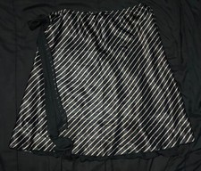 90s y2k striped midi skirt