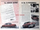 "Owners Report on '51 Oldsmobile 88" Automobile Article 1951 Magazine Cutting W3