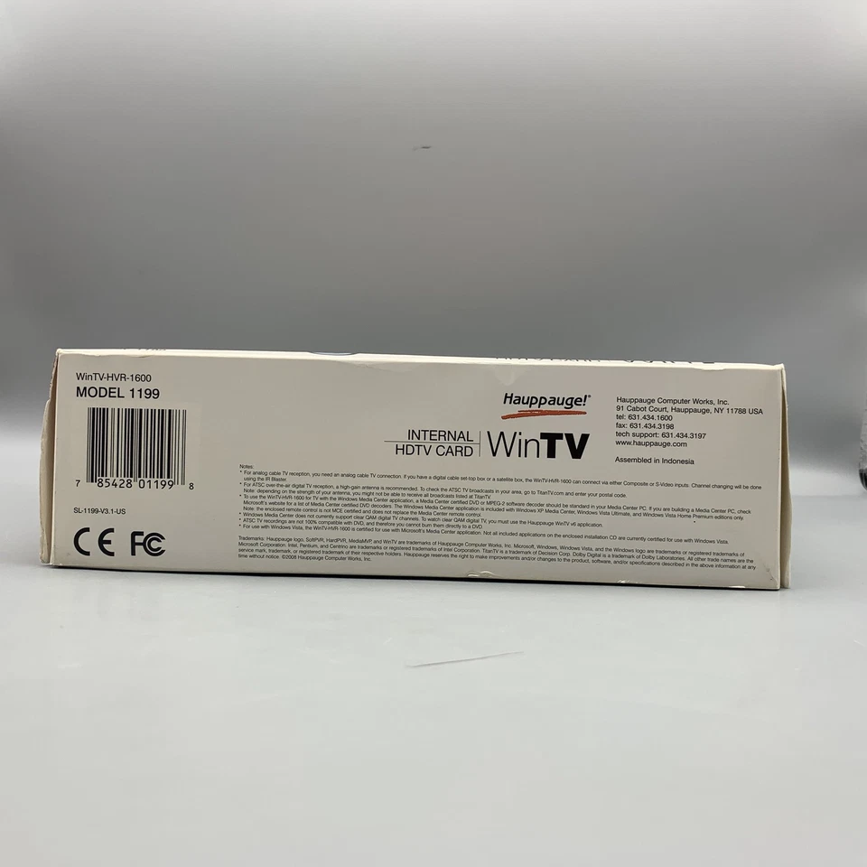 WinTV 1199 PCI WinTV-HVR-1600 Partial Kit In Box NEW COMPONENTS - NO CARD - READ - Image 4 of 4