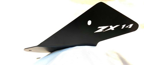 ZX-14 BLACK BELLY WING FITS 2006-2024 KAWASAKI NINJA ZX-14 ZX-14R - Picture 3 of 6