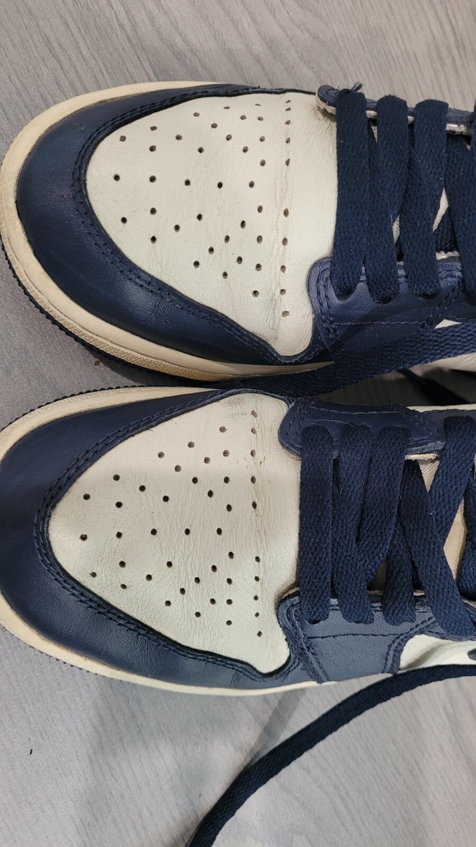 Air Jordan 1 Retro High OG Obsidian Navy Blue White UNC Sz  display picture 2