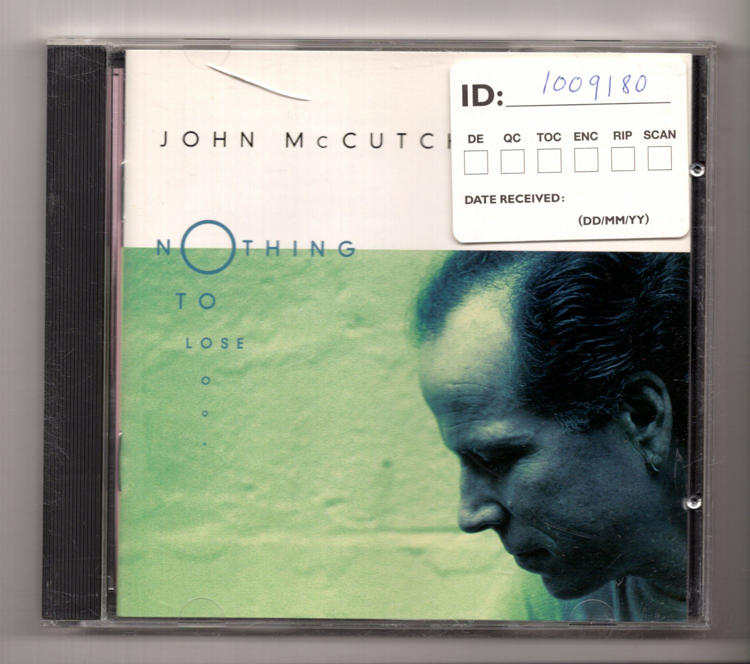(KJ598) John McCutcheon, Nothing To Lose - 1995 CD
