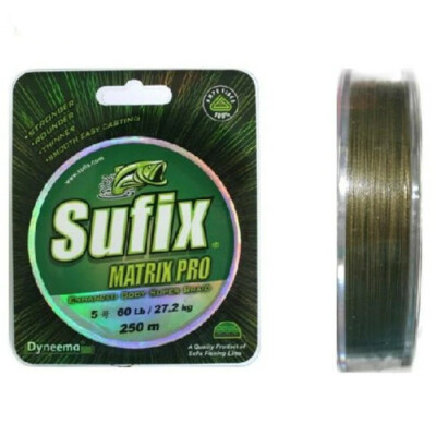 Geflochtener Schnurspule Sufix Matrix Pro 250 M Grün