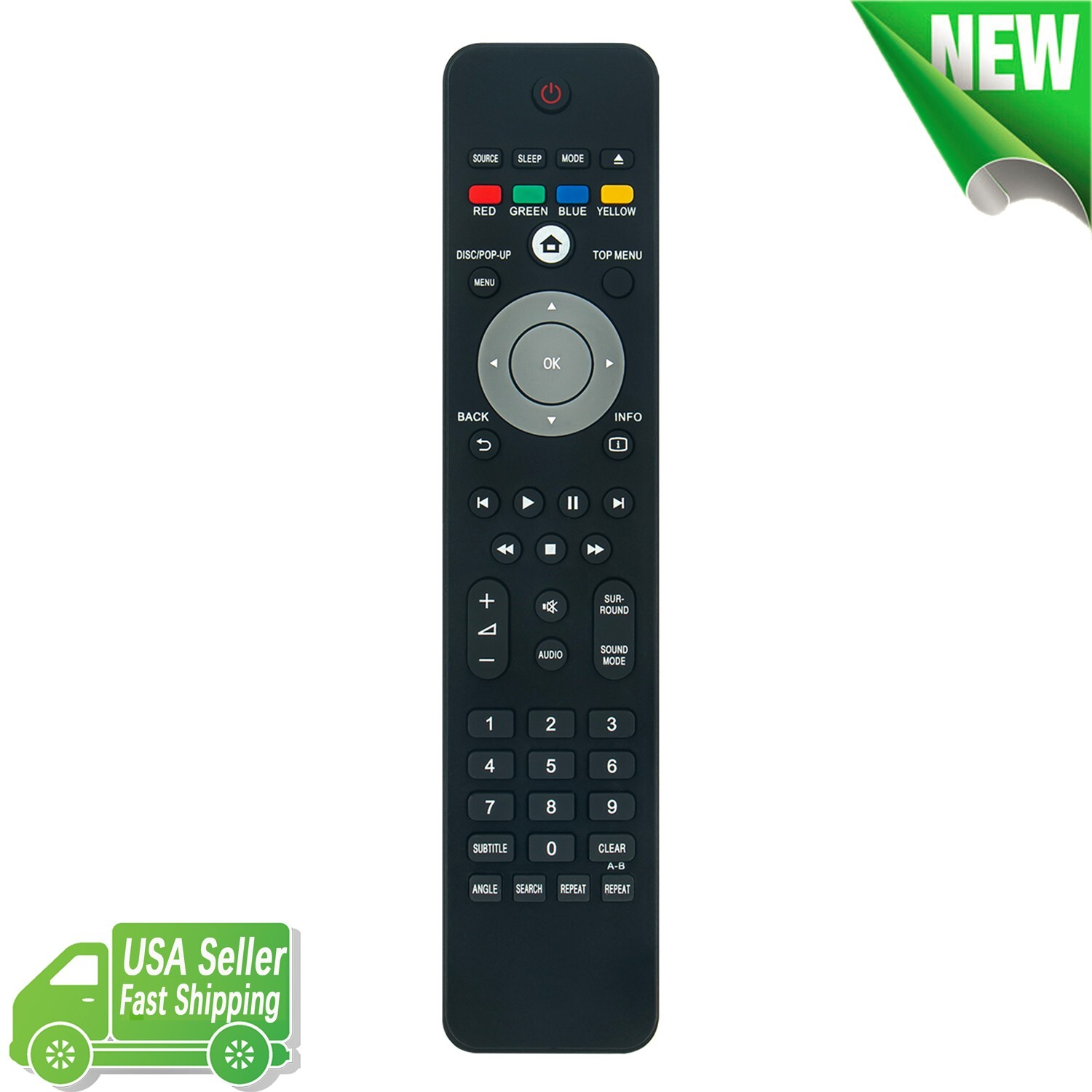 NB541 Universal Replacement Remote for Philips BDP2700 BDP3100 DVD Home Theater