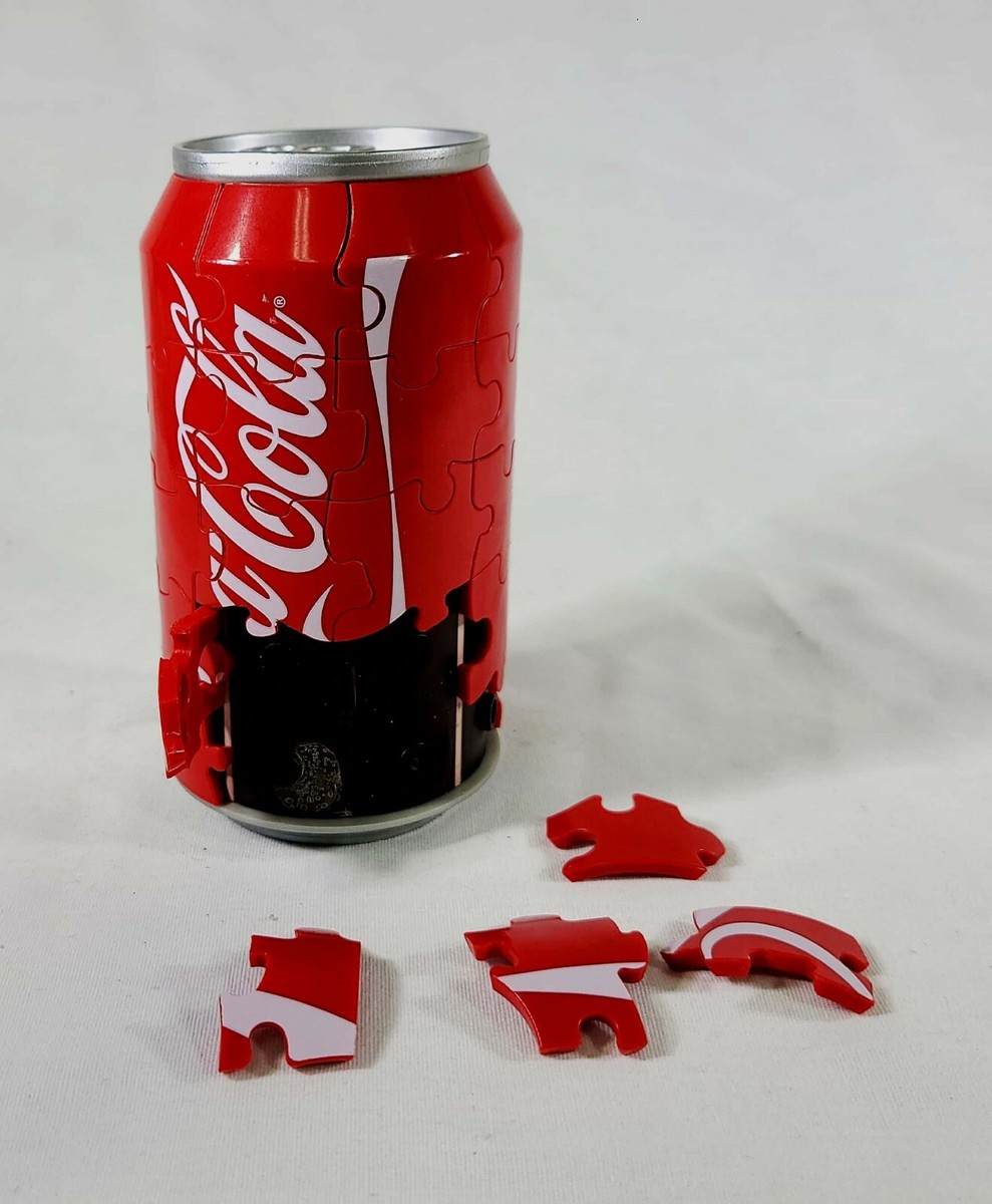 コカ・コーラ (Coca-Cola) 3Dジグソーパズル Coca-Cola Coke 3D Can Jigsaw Puzzle Springbok 40 Piece | eBay