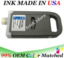 Compatible ink cartridge replacement for canon PFI-1700 cyan c 700ml