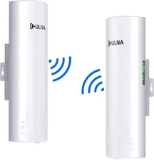 ULNA 2-Pack 3km 1Gbps 1200Mbps Wireless Bridge 5.8G WiFi Bridge CPE 27dBm Ip65