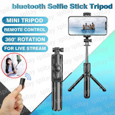 Bluetooth Selfie Stick Stativ für iPhone 15 14 13 12 11 Pro Max X XR XS SE 8 7 6