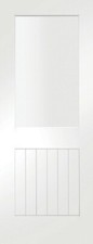 Image of Suffolk 1 Light Internal White Primed Door with Clear Glass Product Code GWPSUF1