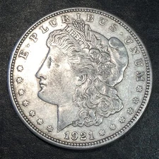 1921-D Morgan Silver Dollar - High Quality Scans #Q433