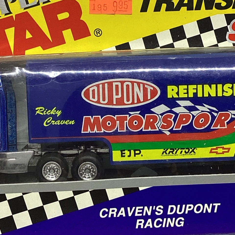 NOS Matchbox 1994 Super Star Transporters Series II #2 Ricky Craven Dupont - Image 4 of 4