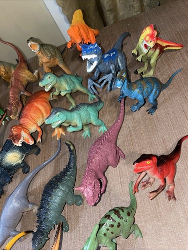 Lot Of 33 Fixed Position Standing Dinosaurs Great Varieties & Condition & Color - Picture 8 of 19
