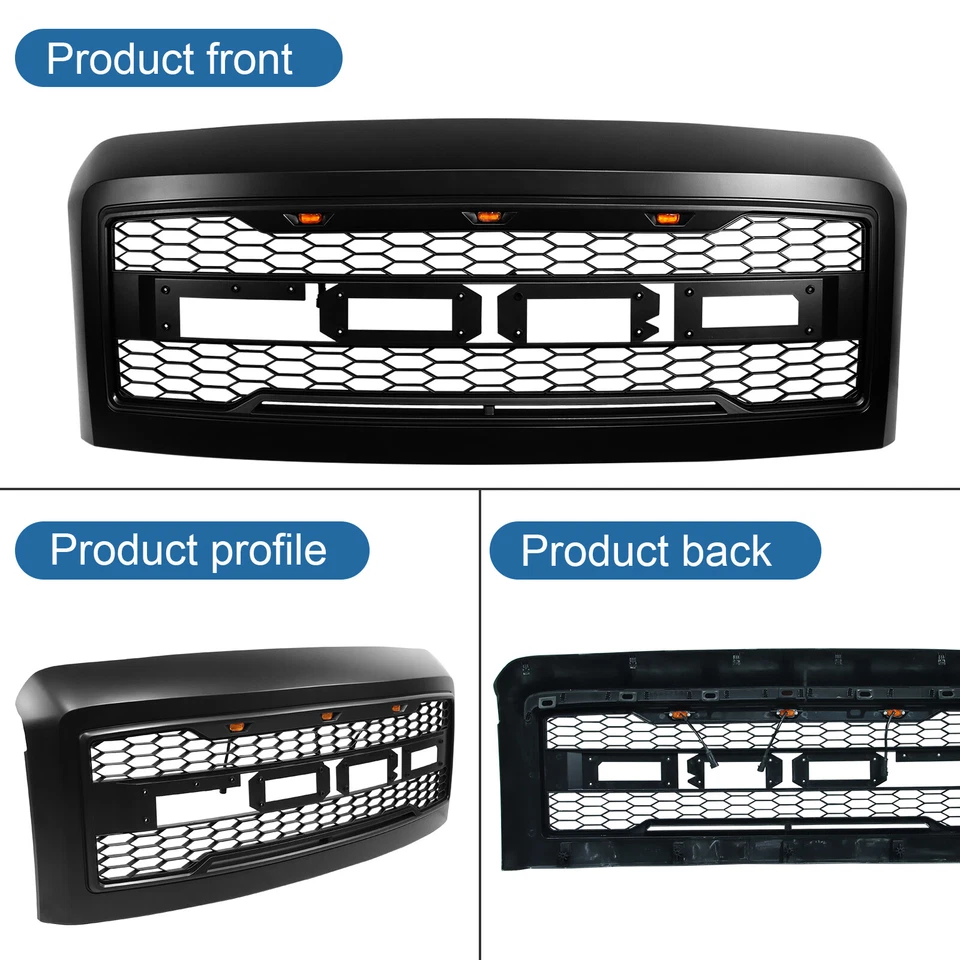 Rejilla delantera para Ford F-250 F-350 Super Duty 2008 2009 2010 Foto 3 de 4