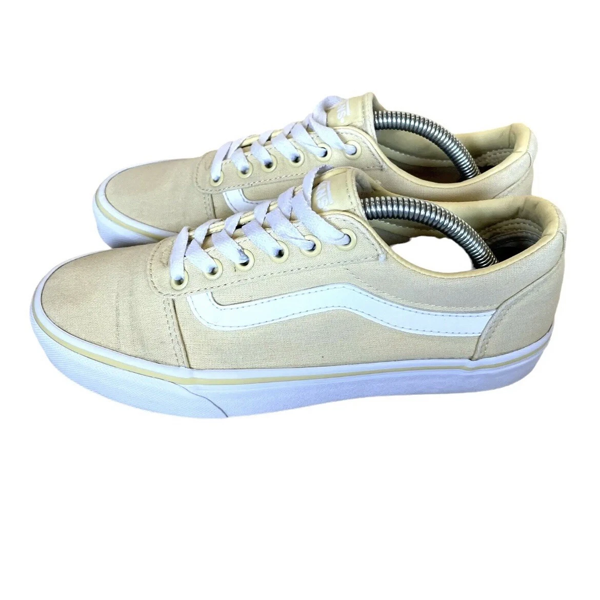 Light yellow top vans womens