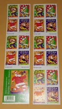 2 Booklets x 20 = 40 of Holiday MUSIC MAKERS 37¢ US Christmas Stamps # 3825-3828