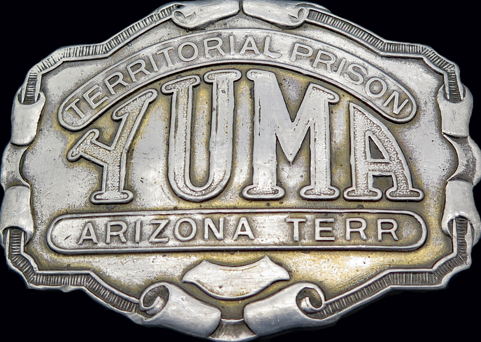 Yuma Territorial Prison Arizona Vintage Belt Buckle - Gem