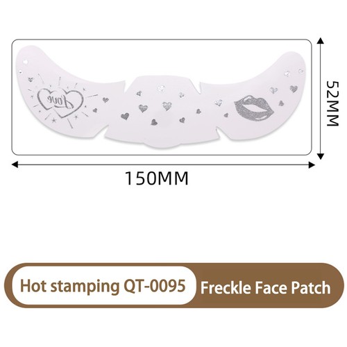 Women Trendy Waterproof Sparkly Freckle Tattoos Halloween Party Accessories - Picture 62 of 67