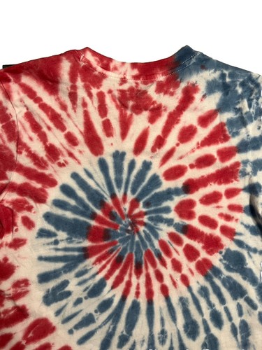 CUTE! NWT The Rolling Stones Kids’ Red/White/Blue Tie-Die Sz M (8) T-Shirt U-19 - Picture 7 of 13