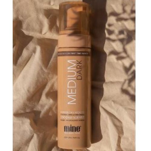 Minetan Medium dunkel feuchtigkeitsspendender Express hellbrauner Mousse 200ml - Bild 2 von 4