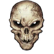 American Flag USA Skull sticker for Car Truck Decal Police Military Thin Line