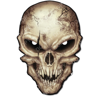 Black American Flag Decal Set Of 3 Donald Trump Skull Decals With USA Flag - Patriotic Car, Truck & Window Vinyl Stickers Trump Sticker - Foto 9