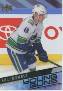 2020-21 Upper Deck Young Guns Clear Cut #222 Olli Juolevi - Rookie