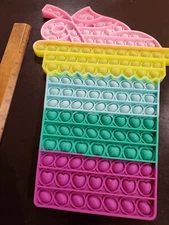 Popit Fidget Toy Push Large Milk Shake, 15" x 10"