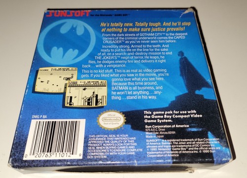 Nintendo Game Boy - Batman The Video Game - USA - Bon État - Photo 2/3