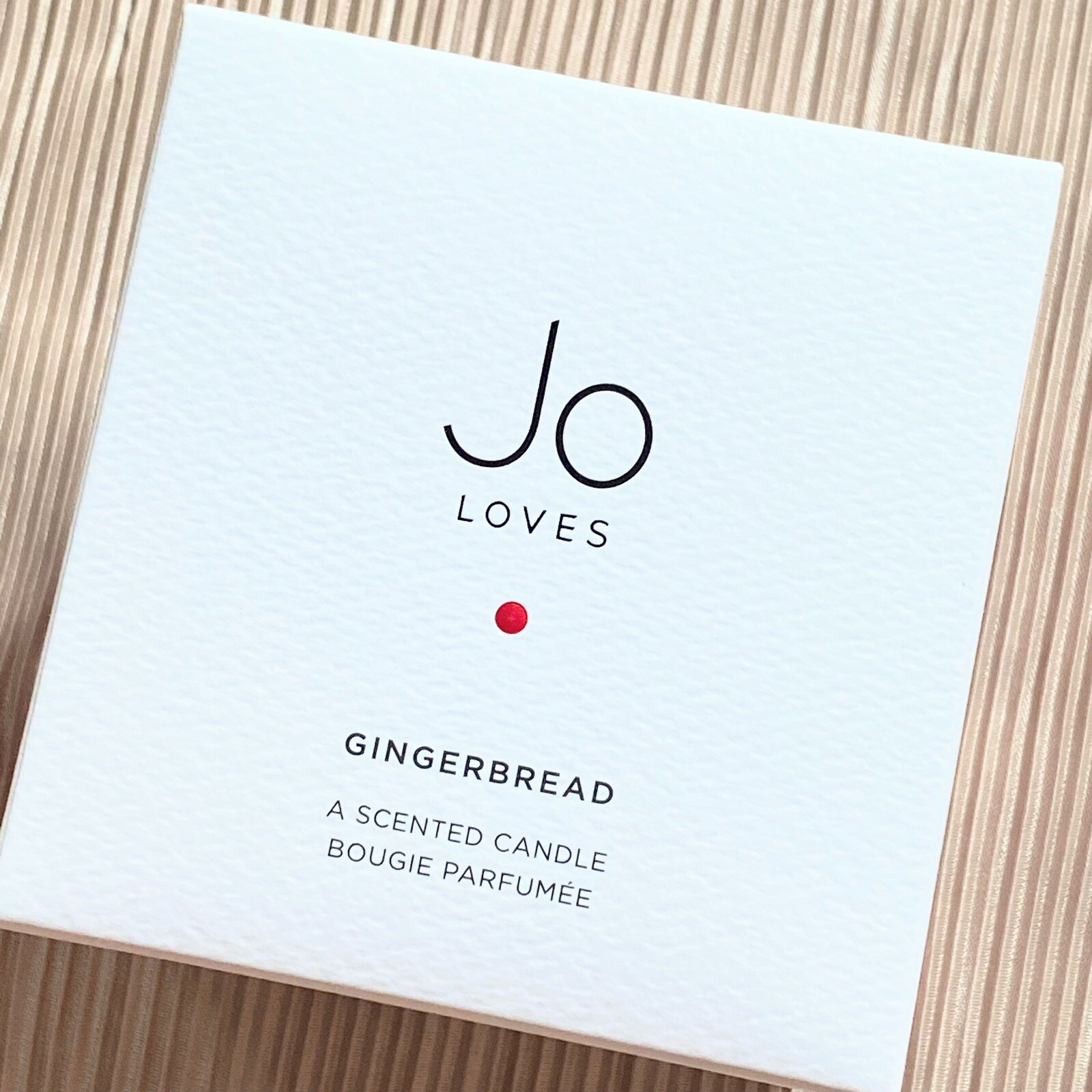 Jo Loves Gingerbread Scented Candle 185g / 6.5oz Full Size Limited Edition