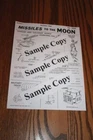 MPC Army Missiles to the Moon Playset Number 3004 Instruction Sheets - Marx