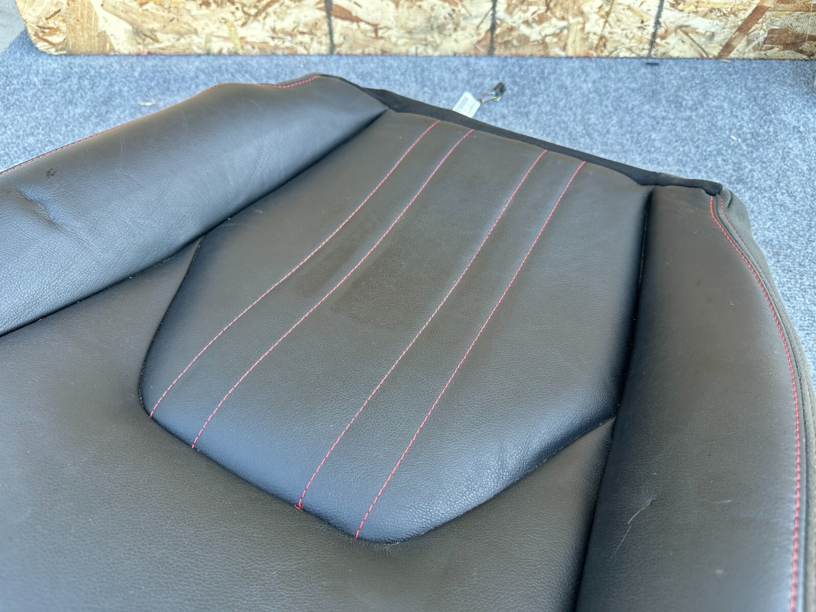 FRONT LEFT BOTTOM SEAT LEATHER CUSHION COVER 14-20 MASERATI GHIBLI Q4