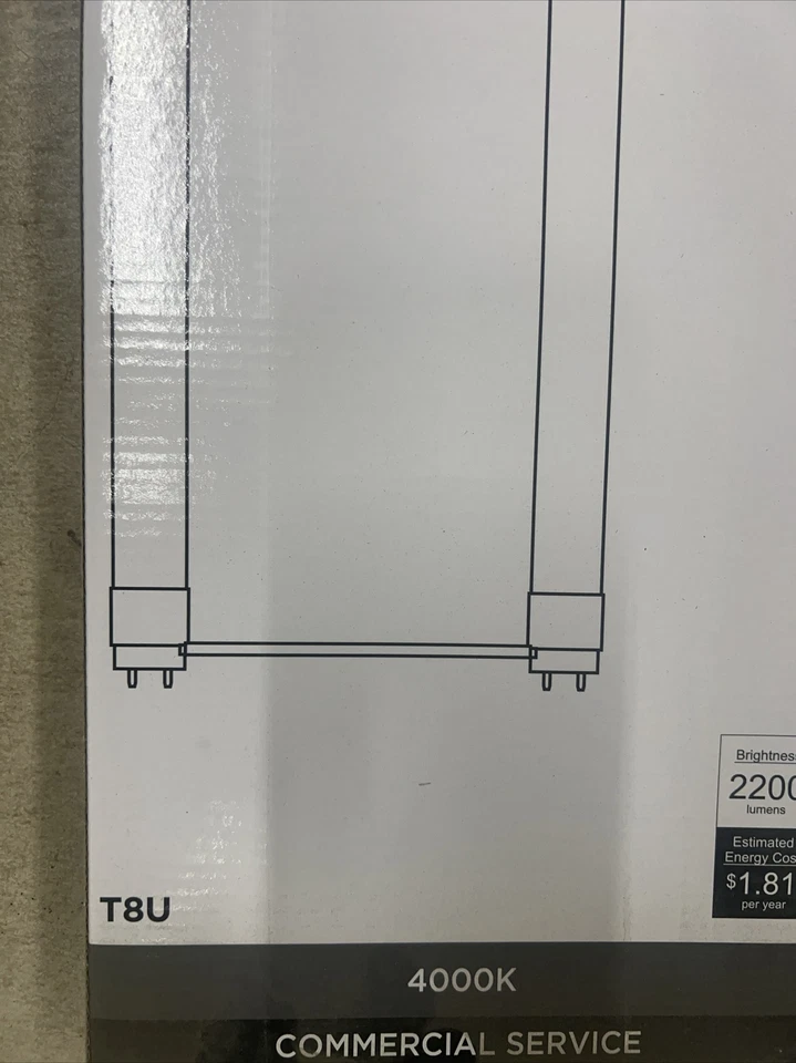 Westinghouse T8/Ub6/40 U-Bent Direct Install Damp Rated 2200 Lumens - Image 4 of 4