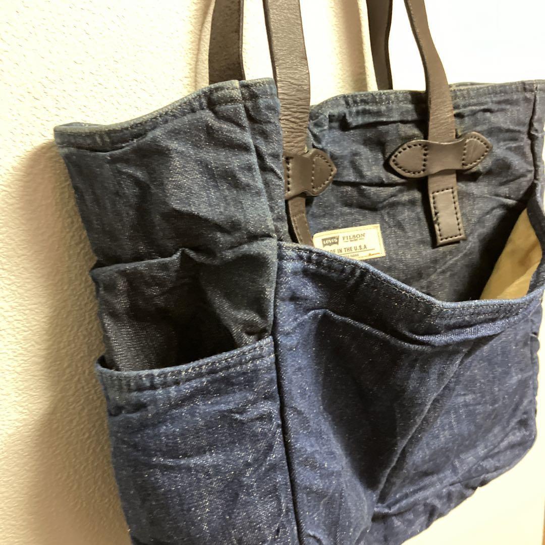 希少✨️ Levi's FILSON コラボ デニム トートバッグ USA製 Filson X Levi's Tote Bag | Made in USA | Limited Edition