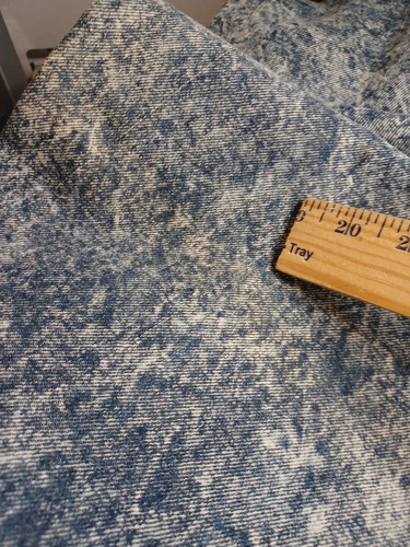 Vintage Sostanza Acid Wash Jeans plissiert vorne gekerbt hinten konisch 1980 30 Zoll - Bild 15 von 15